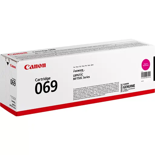 Картридж Canon 069 MF752Cdw/MF754Cdw/LBP673Cdw Magenta 1900 стор teh0015535 - фото 2