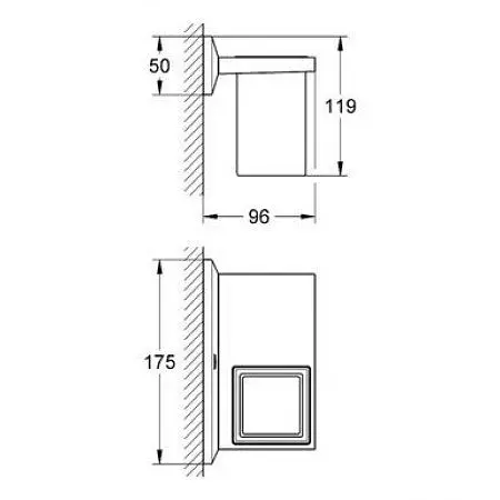 Склянка для ванної Grohe Allure Brilliant 40503000 хром - фото 2