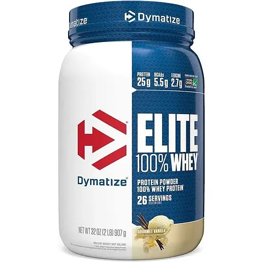 Протеїн Dymatize Nutrition Elite 100% Whey Protein, 908 грам - Ваніль