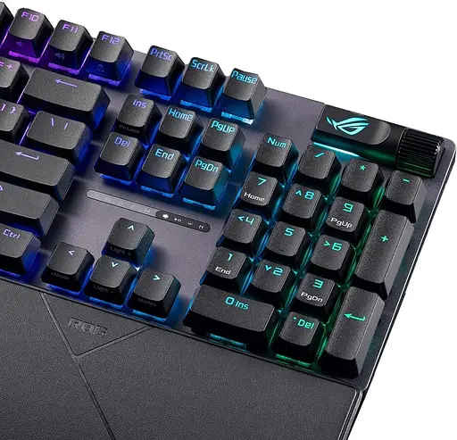 Клавіатура ASUS ROG Strix Scope II X 104key USB-A EN/UK RGB Black (90MP03XG-BKMA00) - фото 7