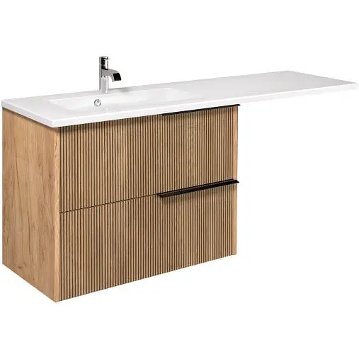 Тумба Мойдодир Grace 80-A Adam 140 L підвісна з крилом над пральною машиною - фото 1