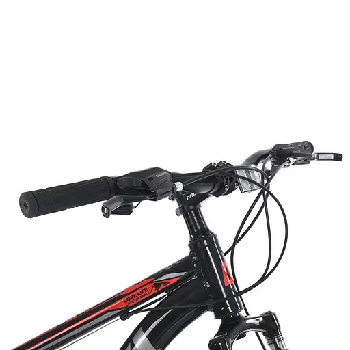 Велосипед Shimano MTB2602 26" алюминиевая рама черно-красный - фото 3