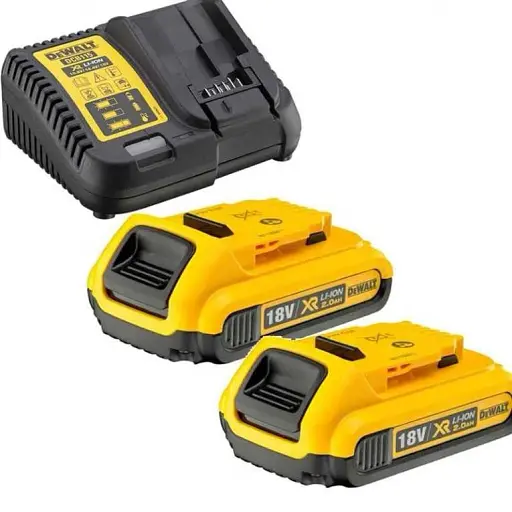 Зарядний пристрій з акумуляторною батареєю (2шт) XR Li-Ion DCB183 Dewalt DCB115D2 - фото 1