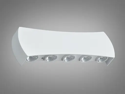 Фасадний LED світильник білий 4 промені 4 Вт - фото 3