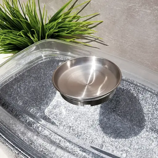 Утятница овальная с крышкой 4.5 л и гранитным покрытием Edenberg EB-8007 для индукционной плиты - фото 2