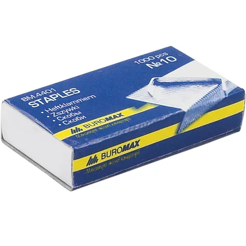 Скоби №10, BM.4401 JOBMAX, 1000 шт, в коробці (4823078950802) - фото 1