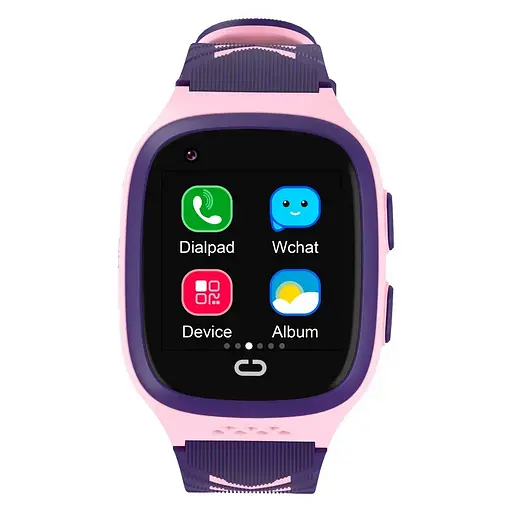 Смарт часы-телефон детские LT31E с камерой WI-FI GPS SIM-карта Pink (18323) - фото 3