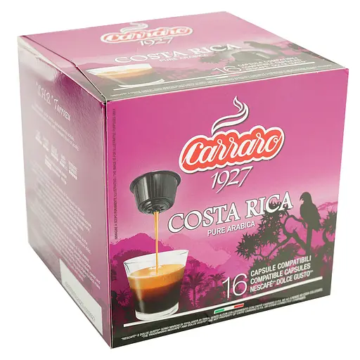 Кофе в капсулах Carraro Dolce Gusto Costa Rica, 16 капсул
