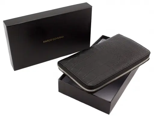 Мужской кожаный клатч Marco Coverna 21,5х12х2,5 см sum0023146 - фото 5