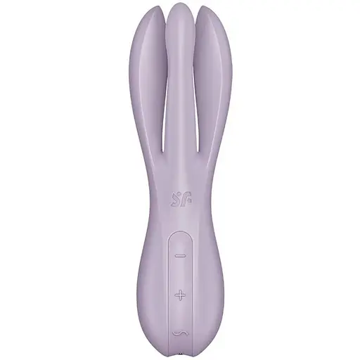 Вібратор Satisfyer Threesome 2 14 см фіолетовий