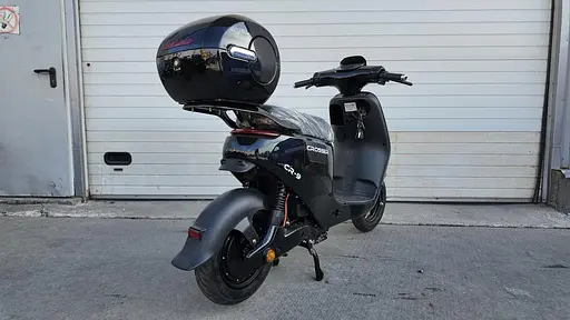 Електроскутер Двомісний CROSSER CR9 (1000W,72V,24Ah графенові абк) Чорний - фото 11
