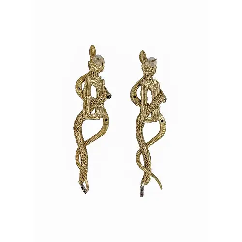 Сережки Медуза Горгона - фото 2