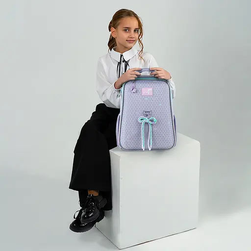 Рюкзак Kite Education каркасний 531 Lovely Сірий (K26-531M) - фото 18