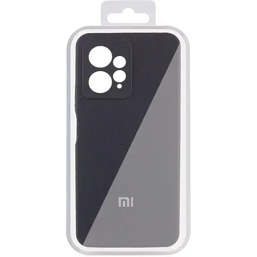 Чохол Lakshmi Silicone Cover Full Camera (AA) with logo для Xiaomi Redmi Note 12 4G Чорний / Black - фото 5