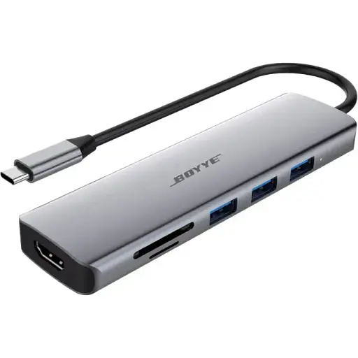 Концентратор FrimeCom USB-C Boyye 6-в-1 (UC-602)