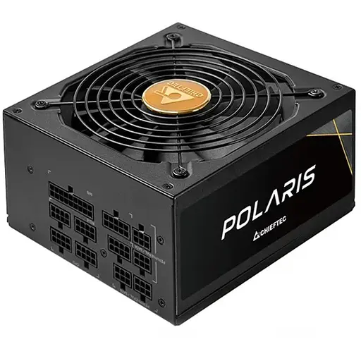 Блок питания Chieftec 1050W Polaris PPS-1050FC, 140mm, ATX 2.3 APFC 20+4+3+2*4+6*6/8pcie, 12* SATA, 1*14см 80 PLUS GOLD, модульный