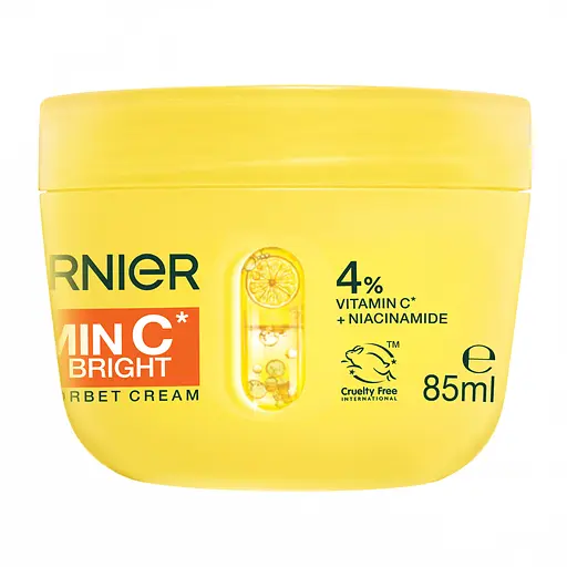 Увлажняющий крем-сорбет Garnier Vitamin C Fresh & Bright с витамином С для придания свежести и сверкания коже лица, 85 г - фото 2