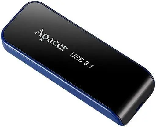 Флеш-накопичувач Apacer USB3.0 32GB AH356 Black (AP32GAH356B-1) - фото 1