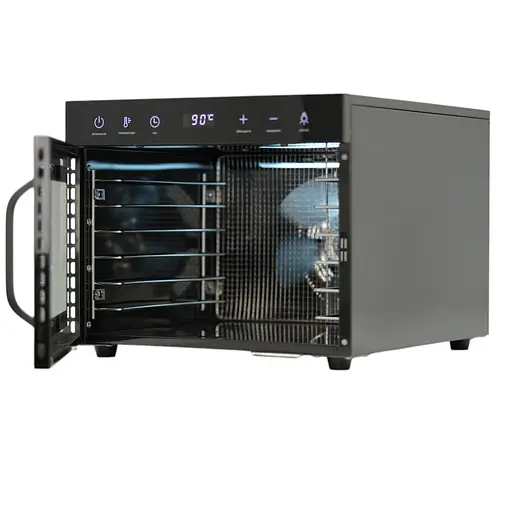 Дегідратор професійний Tekhniko DH-06H-BK (6 лотків) чорний - фото 4