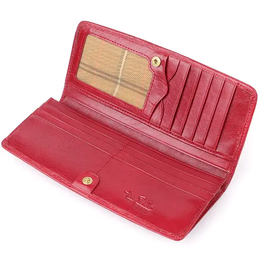 Стильный женский кошелек из натуральной глянцевой кожи Tony Perotti 18.5х8х1.5 см acs0032271 - фото 5