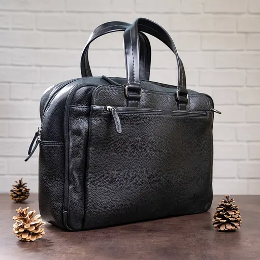 Чоловіча шкіряна сумка SHVIGEL 42х29х11 см sum0013983 - фото 8