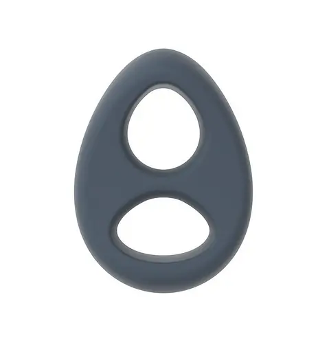 Эрекционное кольцо Dorcel Liquid-Soft Teardrop 7 см серый - фото 3