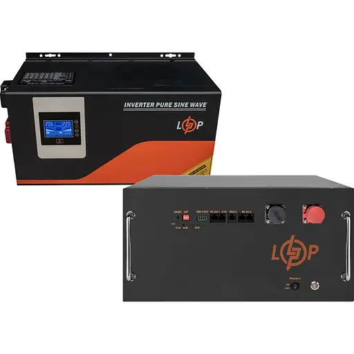 Джерело безперебійного живлення (ДБЖ) LogicPower W3000 + АКБ LiFePO4 7168Wh (40121) [149765]