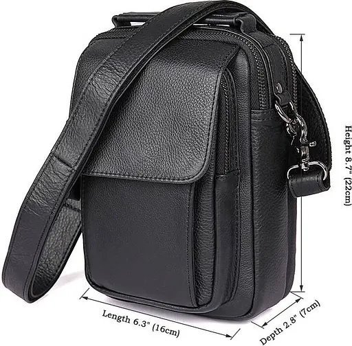 Чоловіча шкіряна сумка Vintage 16х22,5х6 см sum0012403 - фото 2