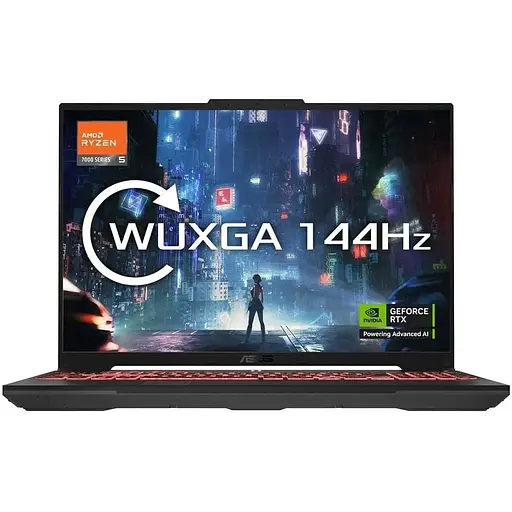 Ноутбук Ігровий ASUS TUF A16 FA607NU-R5085W 5, 16GB, 512GB SSD, GeForc RTX 4050, 16" FHD + 144Hz