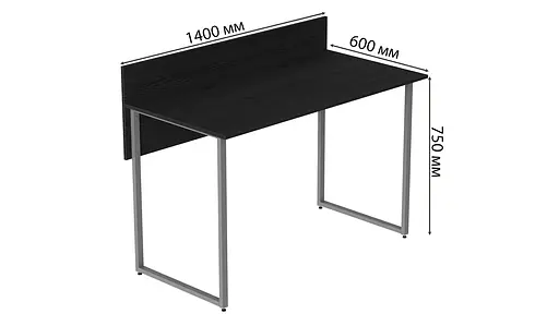 Компьютерный стол Скай 75x140x60 серый ДСП Сосна Кембра 32мм FRD-101560 - фото 3