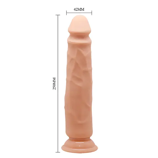 Фалоімітатор Barbara Alcmene Dildo 9.8" 25 см тілесний - фото 2