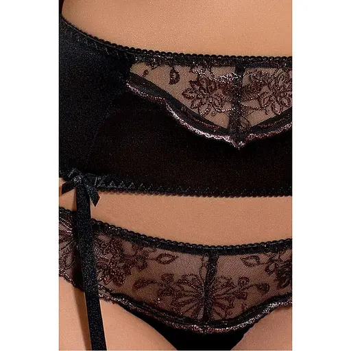 Комплект белья Passion BRIDA Set OpenBra black L/XL - фото 3