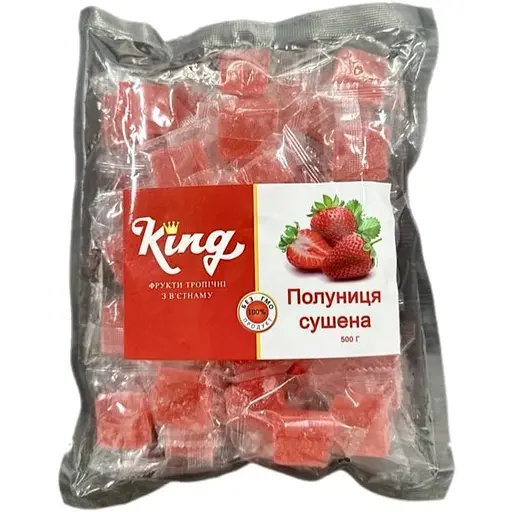 Клубника King сушеный 500 г - фото 1