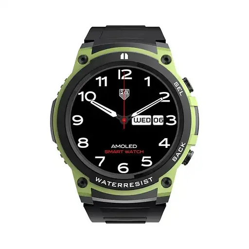 Розумний смарт-годинник Smart Watch DM55 AMOLED Full HD з Bluetooth-дзвінками та 20+ спортивними режимами Зелений - фото 2