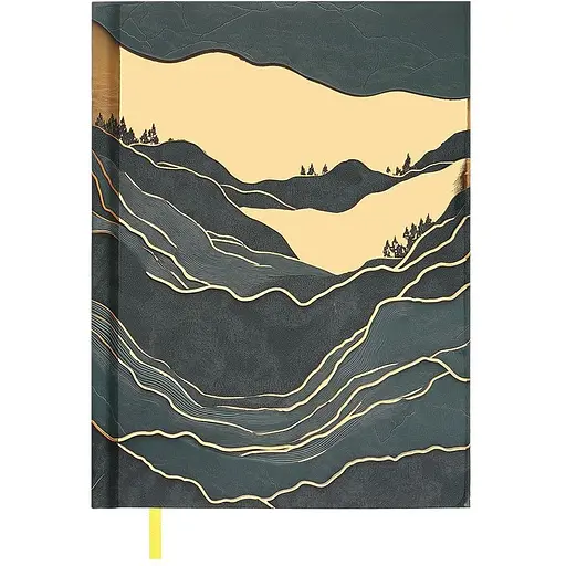 Щоденник недатований Buromax Filling поліграфічний A5 336 сторінок золотий (BM.20310-23)