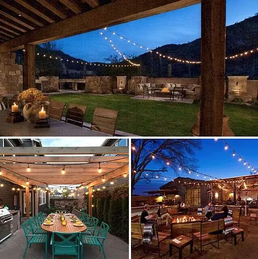 Уличная гирлянда SunLamp Edison 10 ламп на солнечной батарее Solar с пультом и двойным питанием - фото 4