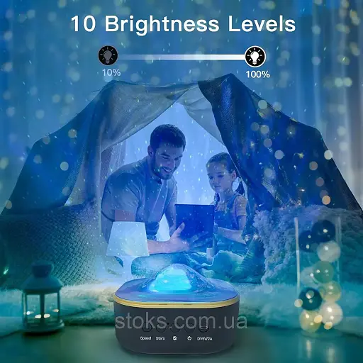 Зоряний проектор Galaxy colorsmoon 2 в 1 з дистанційним керуванням - фото 3