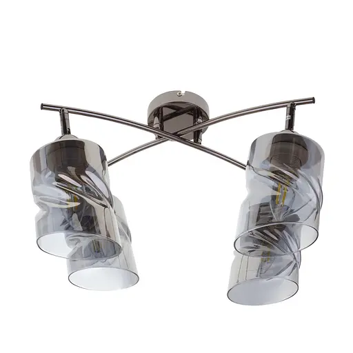 Люстра стельова Brille в спальню Е27 60W BK (LK-723S/4) - фото 5