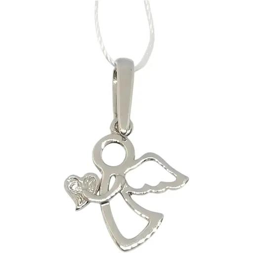 Золота підвіска Імперія золота Янгол з фіанітом. ПВ704Би