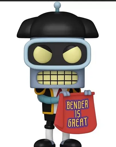 Фигурка Funko Pop Футурама Бендер Futurama Bender Matador 10 см FP F B 1756 - фото 3