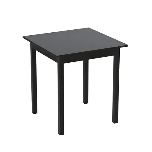 Стіл кухонний Ferrum-decor Дієго 75x80x80 Чорний ДСП Сосна Кембра 16мм (FRD-105716)