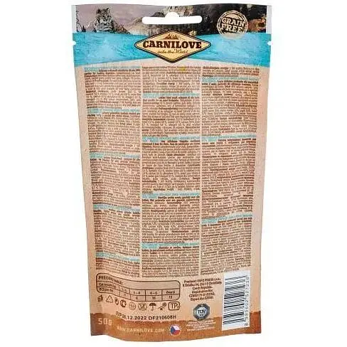 Лакомство Carnilove Cat Semi Moist Snack для кошек сардина и петрушка 50 г - фото 3