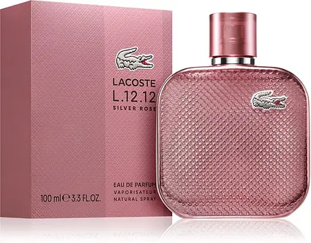 Оригінал Lacoste Silver Rose L.12.12 100 мл парфумована вода - фото 1