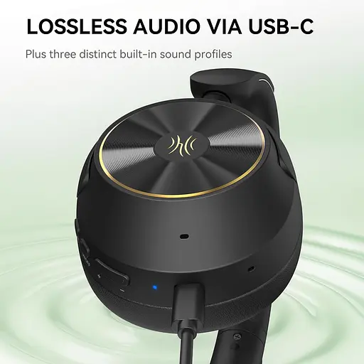 Гарнітура OneOdio A6, Bluetooth + USB-C, Hybrid ANC, Black - фото 4