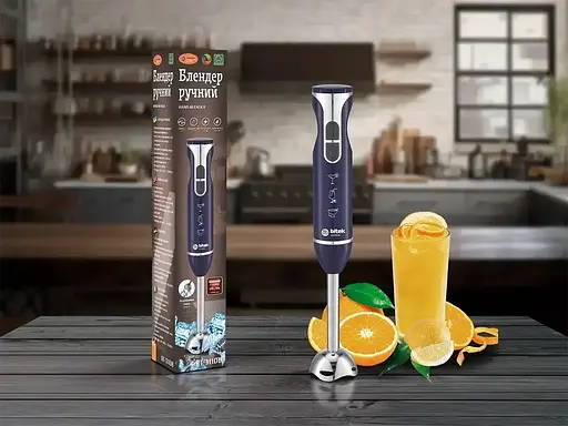 Погружной блендер Bitek BT-311DB/6489 Ручной 1800Вт 2 скорости Черный - фото 2