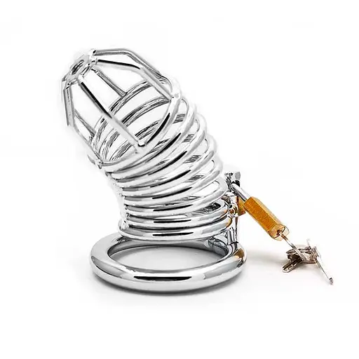 Надежный стальной пояс верности 9 см Металлик K000605 - фото 1