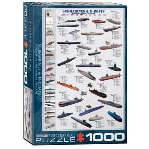 Пазл EuroGraphics Подводные лодки 1000 эл. (6000-0132) - фото 1