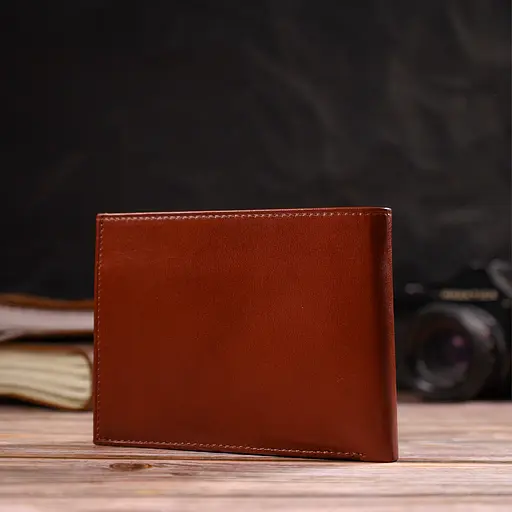 Чоловічий шкіряний гаманець Canpellini 12х9.7х2 см acs0025645 - фото 7