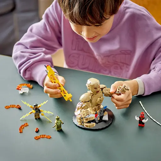 Уценка. Конструктор LEGO Super Heroes Marvel Человек-Паук vs. Песчаный человек: Решающая битва 347 детали (76280) - фото 12