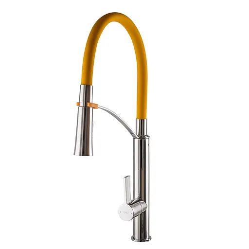 Змішувач для кухні Topaz Sardinia TS 8817-H23-Y-S Жовтий - фото 4